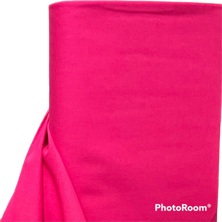 Hot Pink Essex Linen- Cotton Blend Fabric- 43" Wide