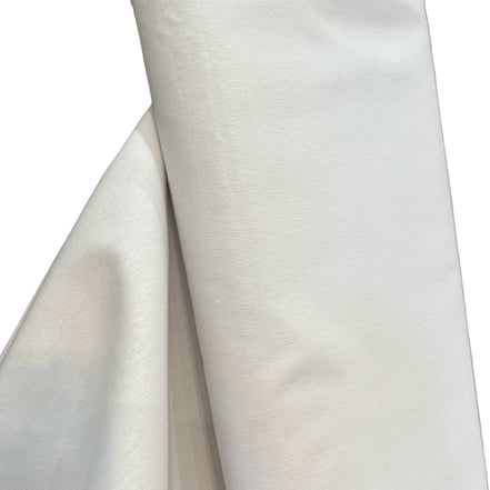 White Essex Linen- Cotton Blend CANVAS Fabric- 44" Wide