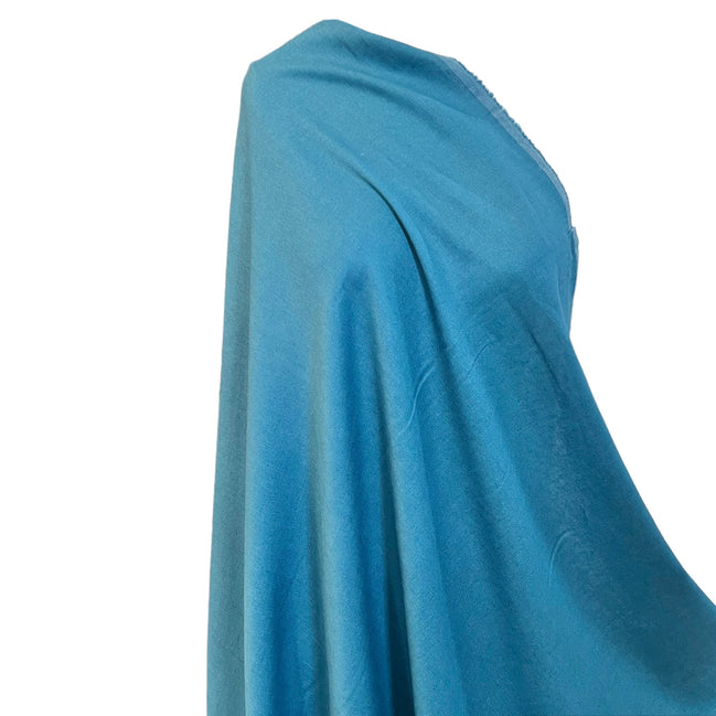 Blue "Ocean" Brussels Washer Linen- Rayon Blend Fabric- 52" Wide