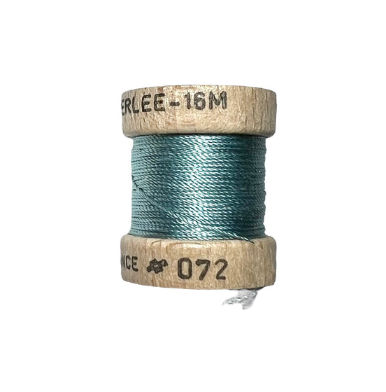 Au Ver A Soie- Soie Perlée- Blue Collection- 6 Spools 100% Silk Thread