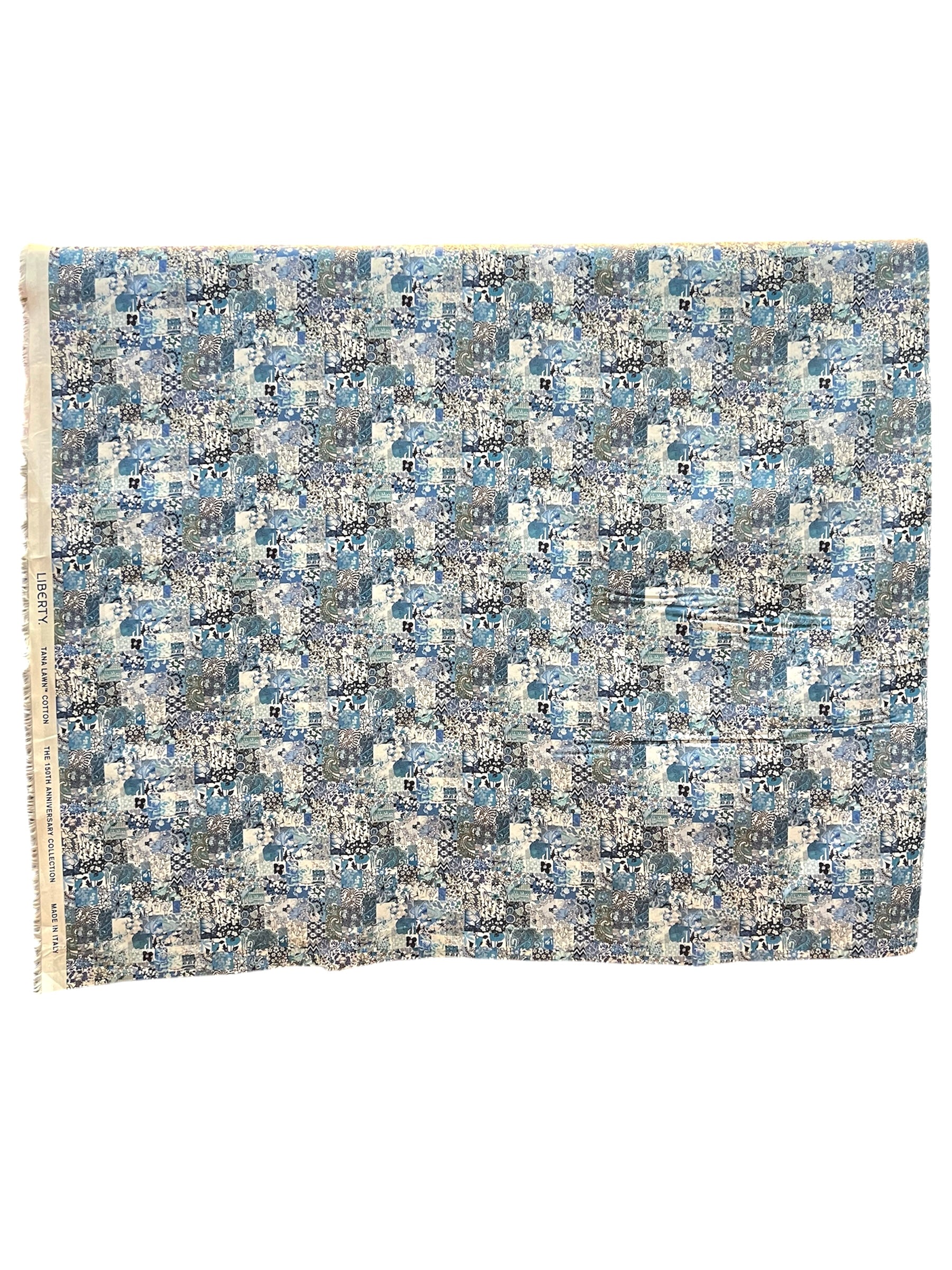 Liberty London- Archive Patchwork Tana Lawn Cotton- Blue & Navy
