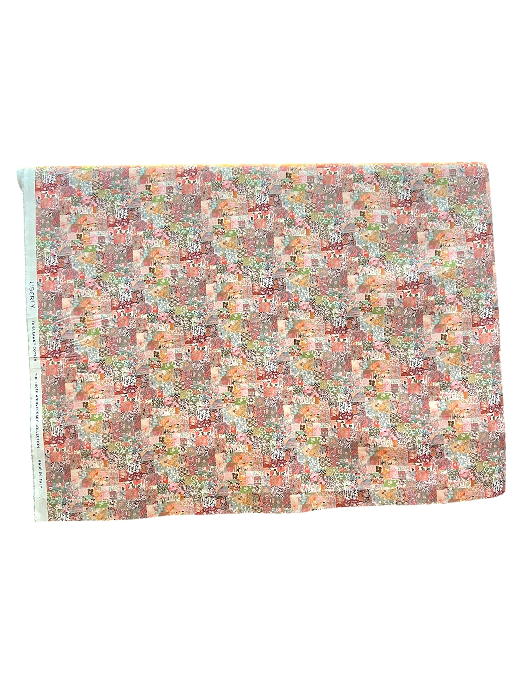 Liberty London- Archive Patchwork Tana Lawn Cotton- Blue, Green, Orange, Red, Pink