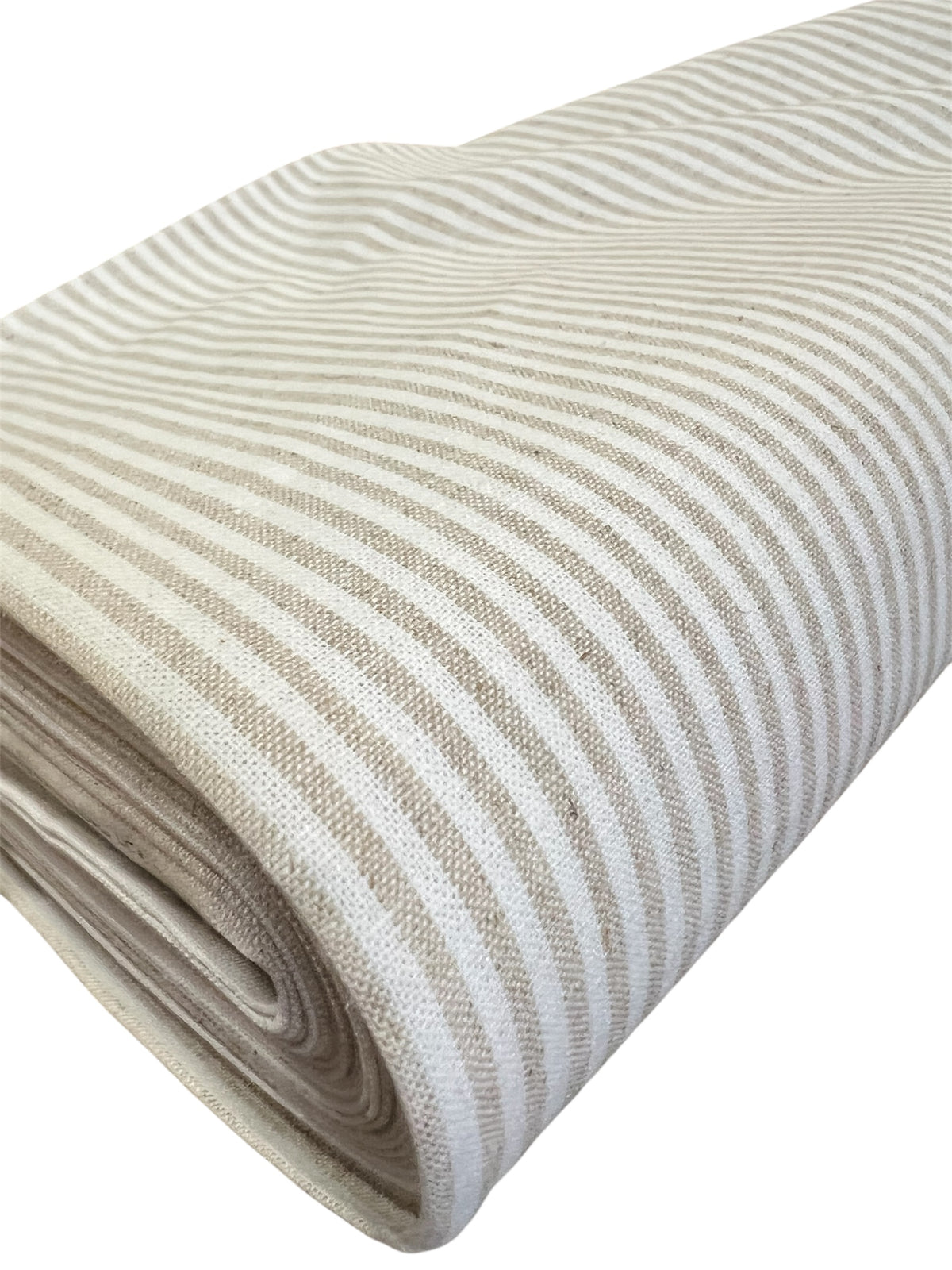 Essex Yarn Dyed Classic Wovens- Linen- Cotton Blend- “Natural”- Stripes- 43” Wide