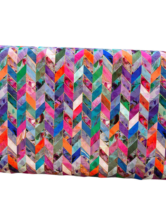 LARKSPUR from Golden Vibes- 100% Cotton- 44” Wide- Subtle Metallic- Hot Pink, Green, Purple