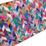 LARKSPUR from Golden Vibes- 100% Cotton- 44” Wide- Subtle Metallic- Hot Pink, Green, Purple