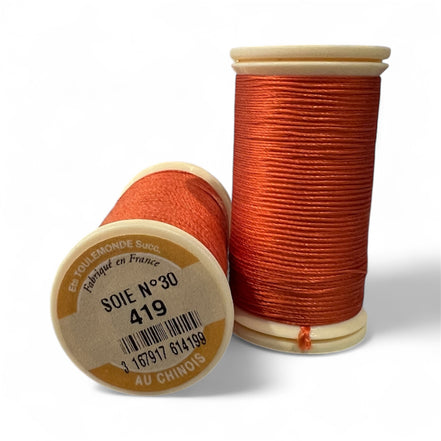Sajou No. 419- Copper PERLE SILK THREAD- Fil au Chinois