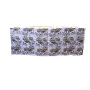 Purple, Chartreuse Floral on Pale Lilac- Silk Charmeuse- 53” Wide (1734)