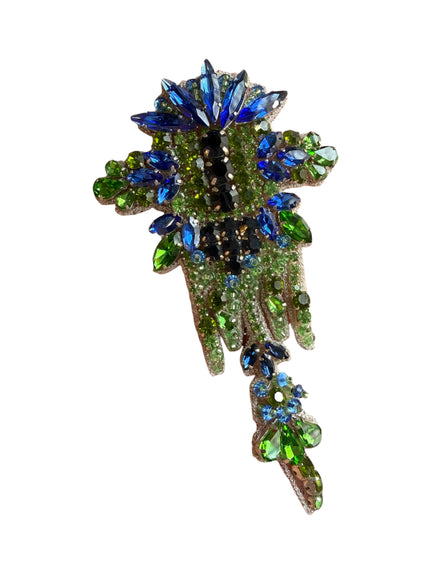 Crystal Applique- 11cm x 6cm- Single