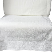 White on White- Lasenby Silhouette Lindy- Liberty Cotton- 44” Wide- Semi Sheer