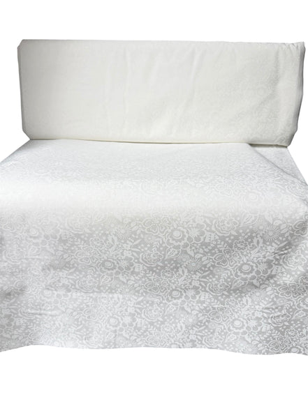 White on White- Lasenby Silhouette Lindy- Liberty Cotton- 44” Wide- Semi Sheer