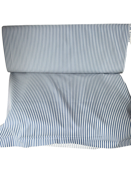 Navy Blue, White Stripes- Petite Basics- Sevenberry- Cotton Fabric- 44” (Royal)