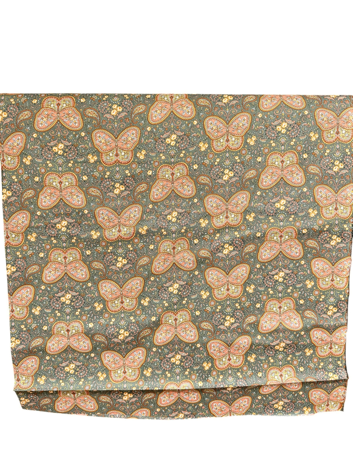 Butterflies, Paisley- Cotton Lawn 43”- KP9071-3C- Green- Cosmo
