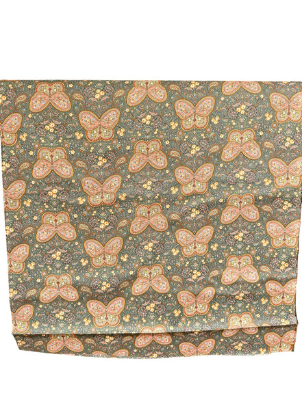 Butterflies, Paisley- Cotton Lawn 43”- KP9071-3C- Green- Cosmo