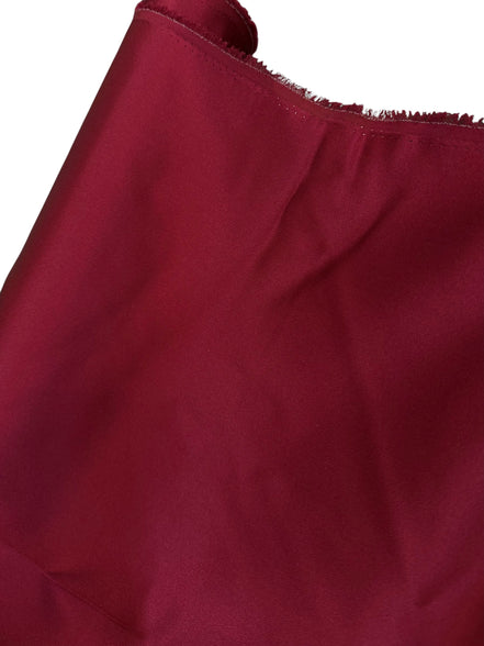 372 Dark Wine Silk Charmeuse- 44” Wide- 19MM