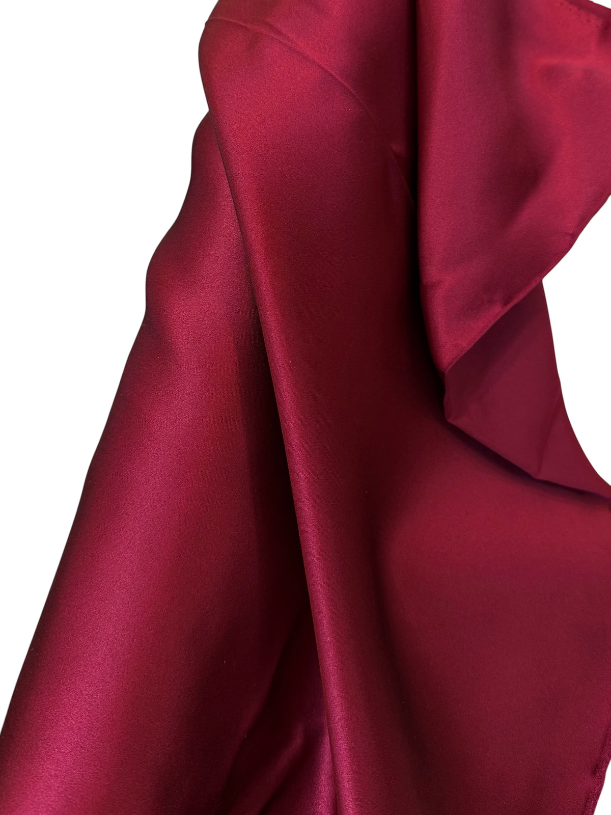 372 Dark Wine Silk Charmeuse- 44” Wide- 19MM
