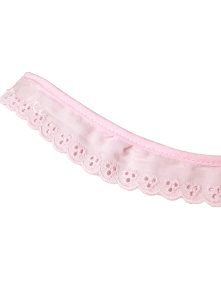 Pink Cotton Ruffled Eyelet, 34MM or 1 1/3” Wide- 05270