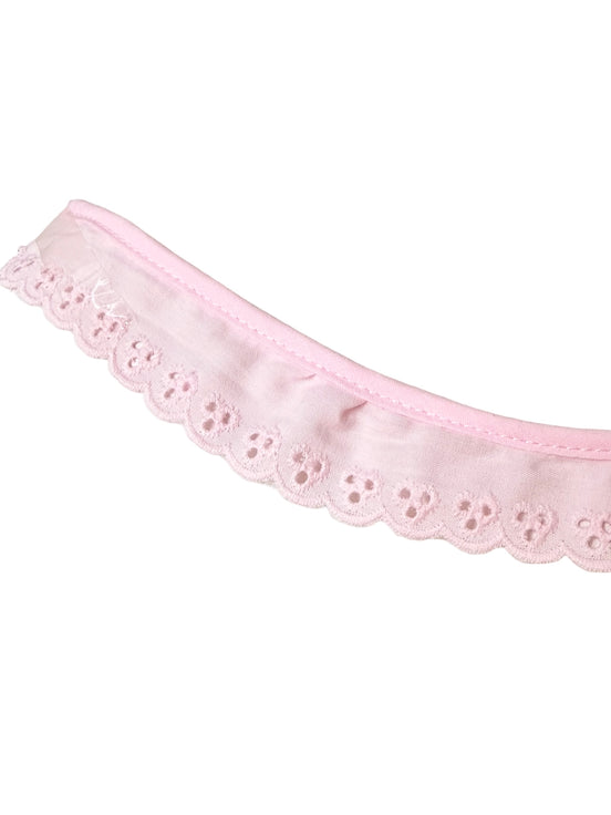 Pink Cotton Ruffled Eyelet, 34MM or 1 1/3” Wide- 05270