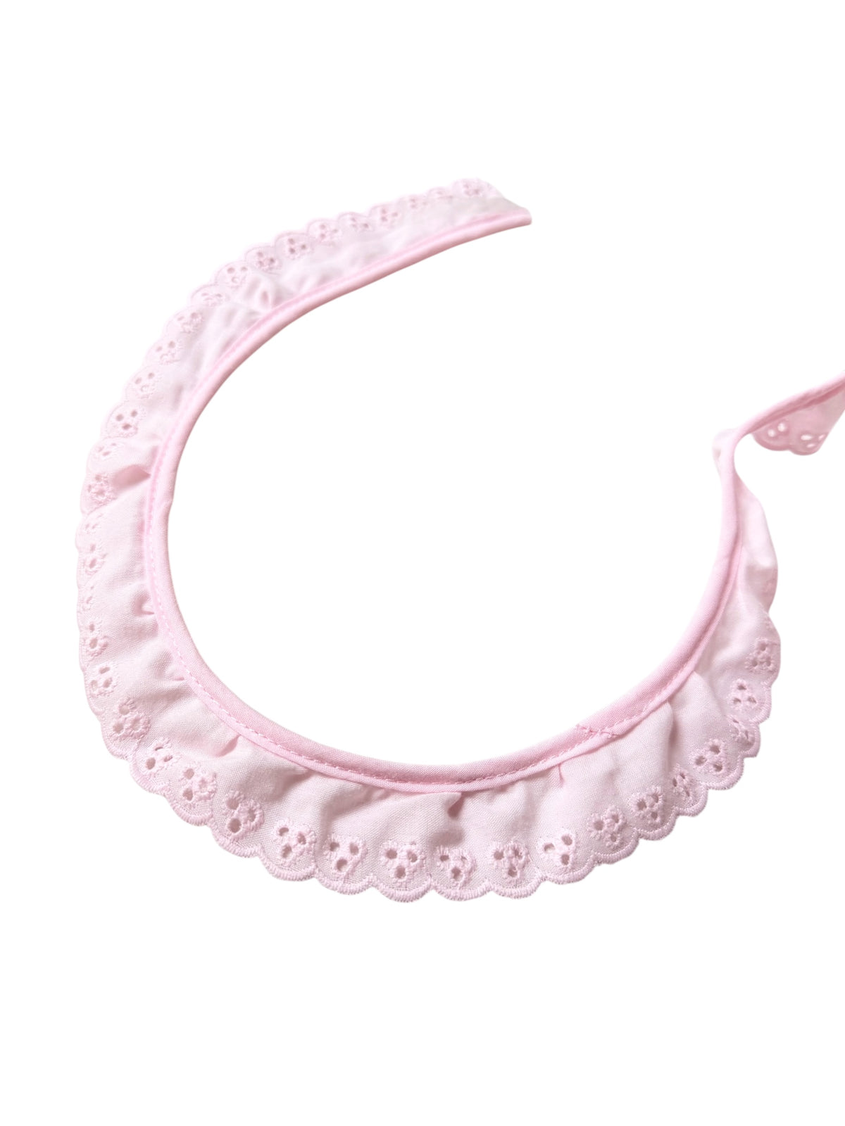 Pink Cotton Ruffled Eyelet, 34MM or 1 1/3” Wide- 05270