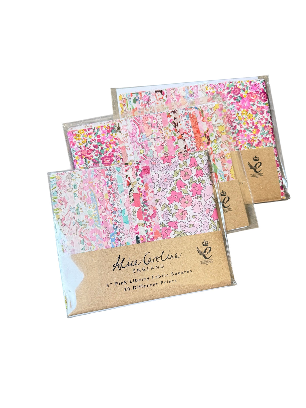 Alice Caroline- 20 Pcs Liberty Tana Lawn Mixed Colours 5″ Charm Squares