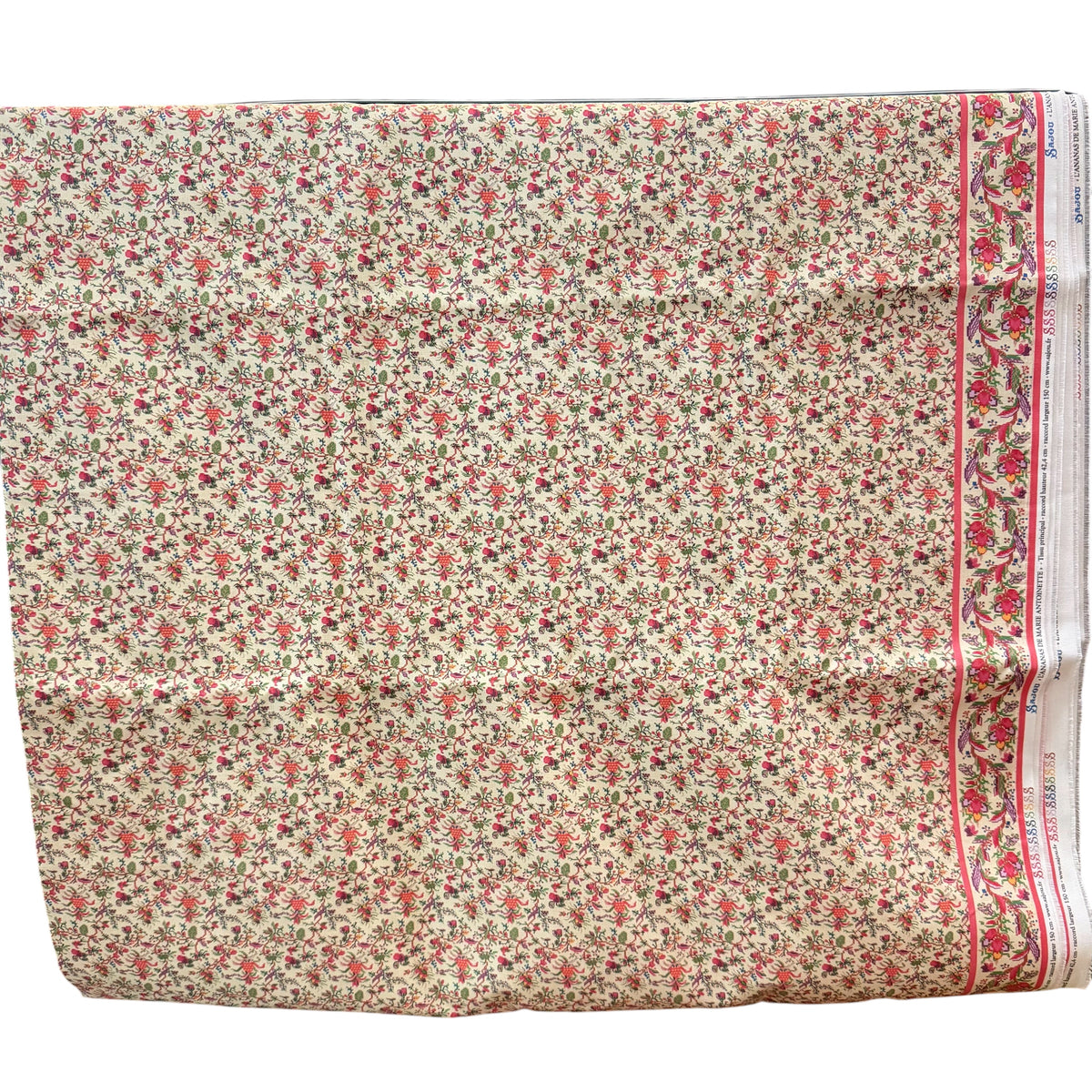 Half Yard- Sajou Marie Antoinette's Pineapple Cotton Fabric- 59
