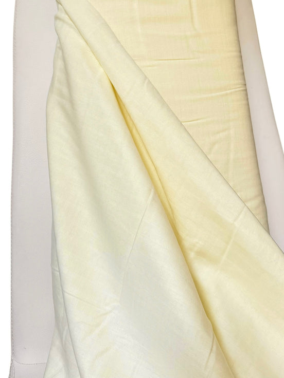 Light Yellow "Butter" Nirvana Cotton Double Gauze- 42" Wide