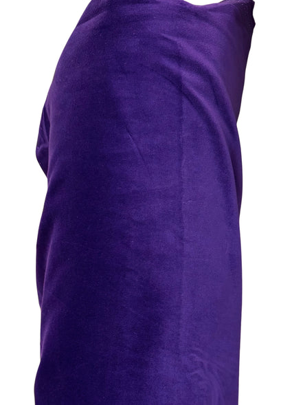 Cotton Velveteen- "Purple Iris" Purple- 56"