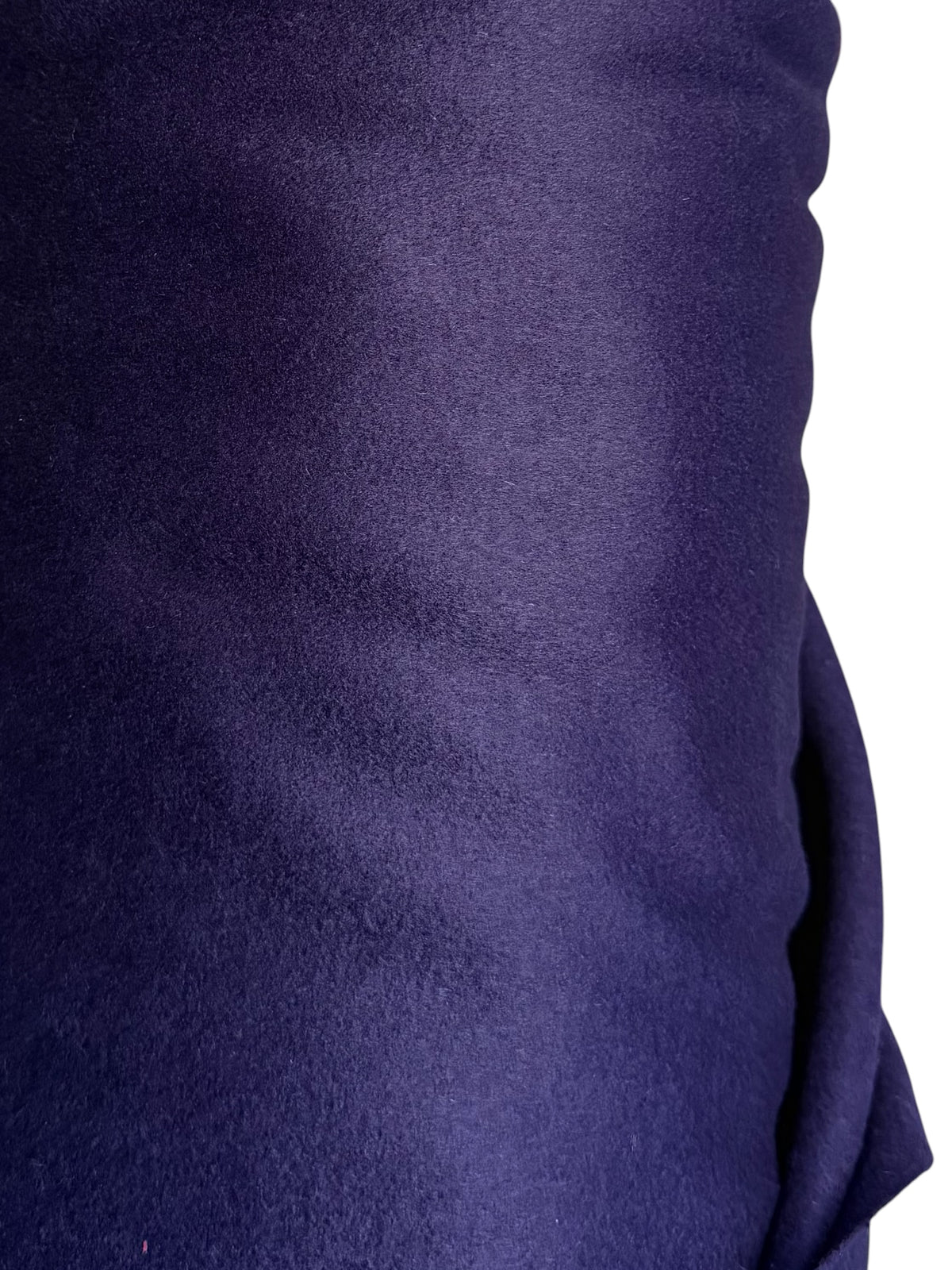 Dark Purple Wool Blend- Heavyweight Coating- 60
