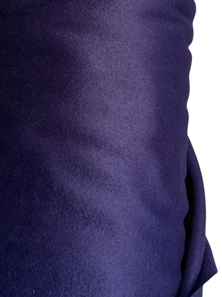 Dark Purple Wool Blend- Heavyweight Coating- 60"