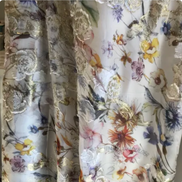 Floral Jacquard Fil Coupé (1707)
