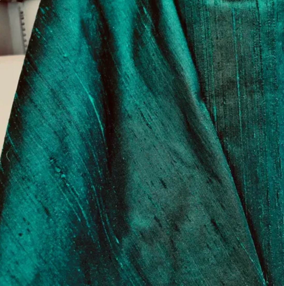 Dark Green Silk Dupioni- 54” Wide (801)