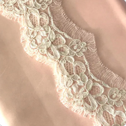 French Corded (Re-embroidered) Lace- Ivory- 2
