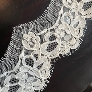 French Corded (Re-embroidered) Lace- Ivory- 2