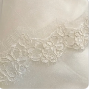French Corded (Re-embroidered) Lace- Ivory- 2