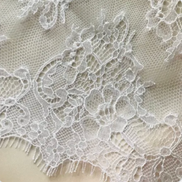 French Chantilly Lace- White- 7