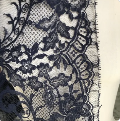 Midnight Blue Chantilly Lace- 35" (601)
