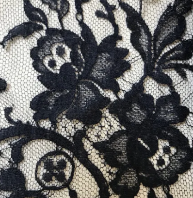 Midnight Blue Chantilly Lace- 35