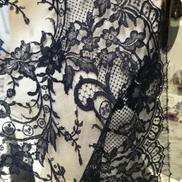 Midnight Blue Chantilly Lace- 35