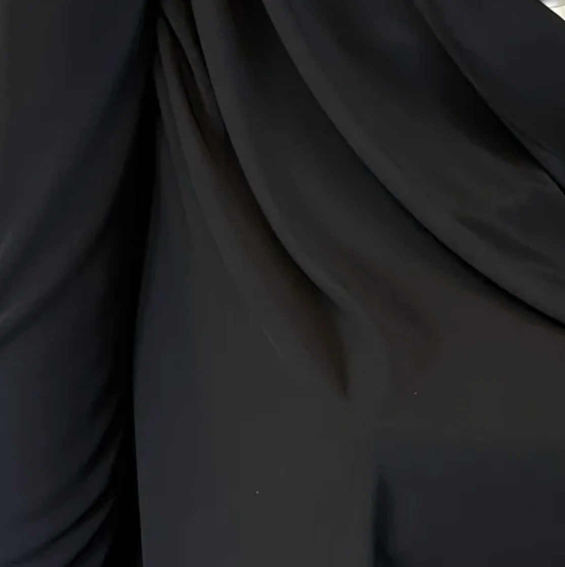 Black Odessa Stretch Crepe- 54