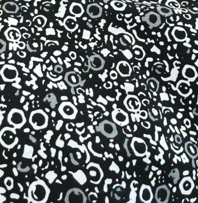 Lightweight Cotton Poplin Fabric- Black, White, Gray- For Shirts, Blouses, Dresses- 58” Wide (TT-A339-19944 BLACK)