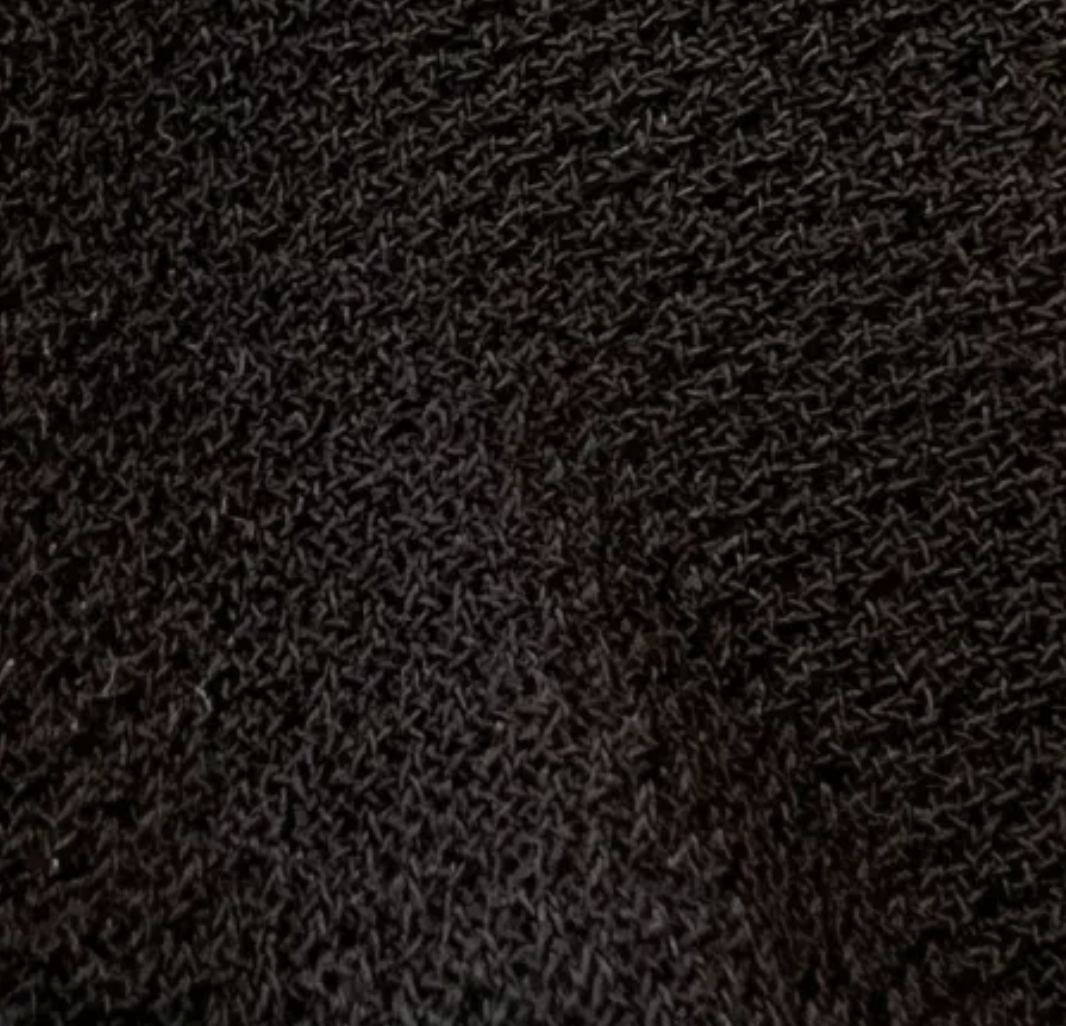 Black Gibraltar Double Face Wool Crepe- 58-60” Wide