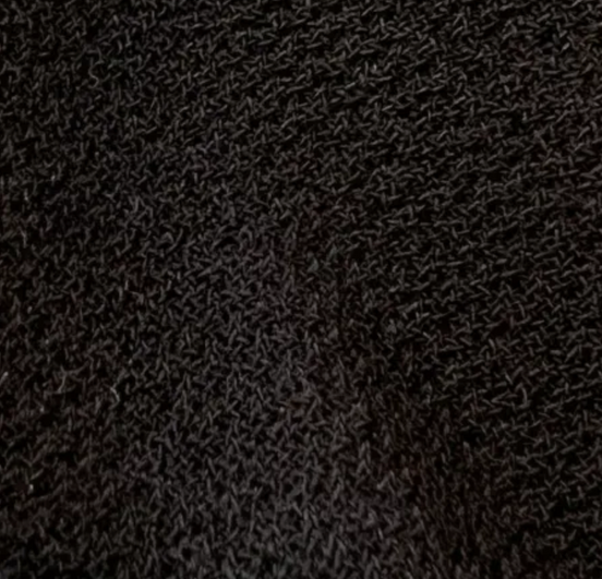 Black Gibraltar Double Face Wool Crepe- 58-60” Wide