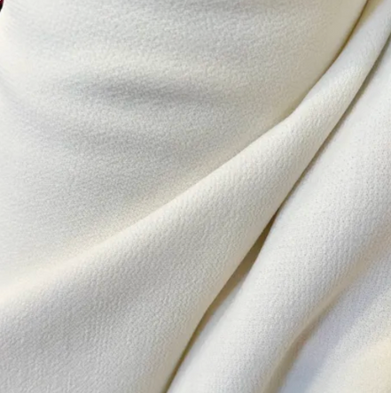 White Gibraltar Double Face Wool Crepe- 58-60” Wide
