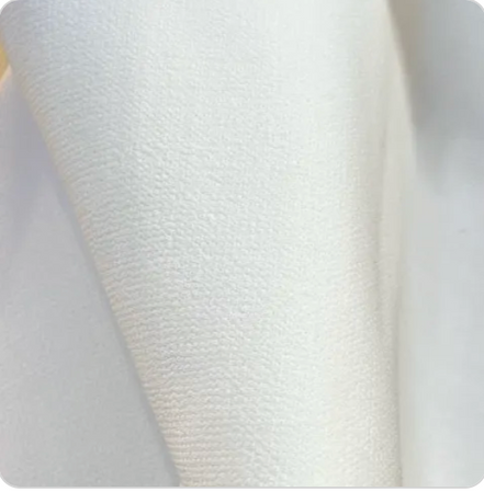 White Gibraltar Double Face Wool Crepe- 58-60” Wide