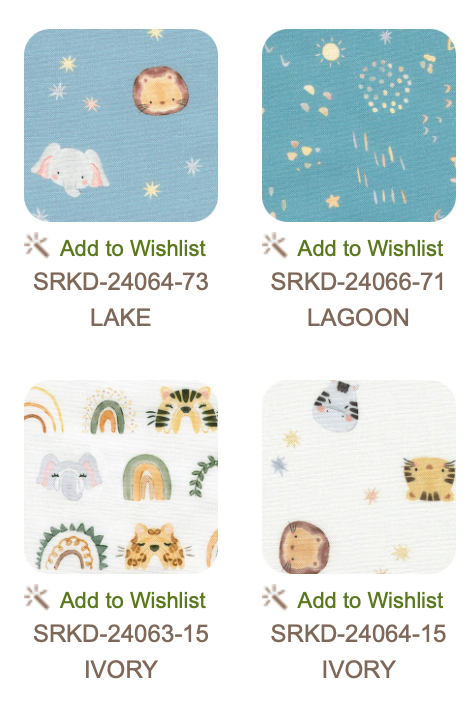 The Wild Ones- Jungle Animals, Rainbows- 16 Piece Fat Quarter FQ Bundle- Cotton