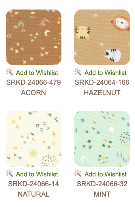 The Wild Ones- Jungle Animals, Rainbows- 16 Piece Fat Quarter FQ Bundle- Cotton