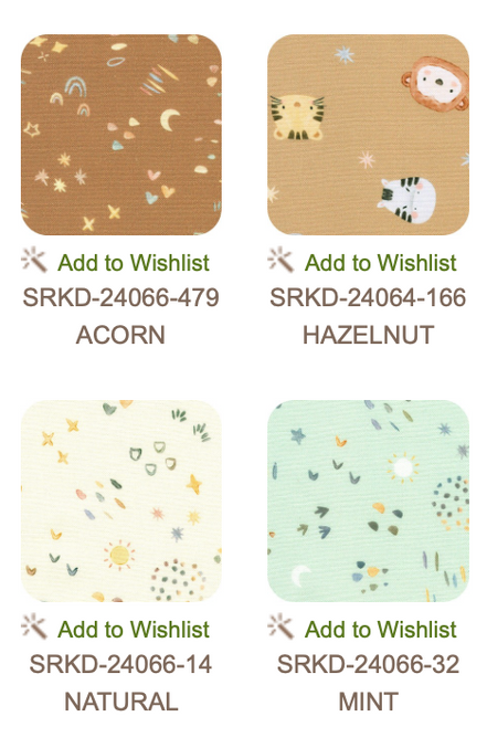 The Wild Ones- Jungle Animals, Rainbows- 16 Piece Fat Quarter FQ Bundle- Cotton
