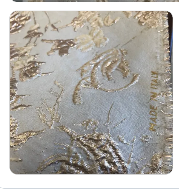 Pale Gray Jacquard/ Cloque Brocade (1710)