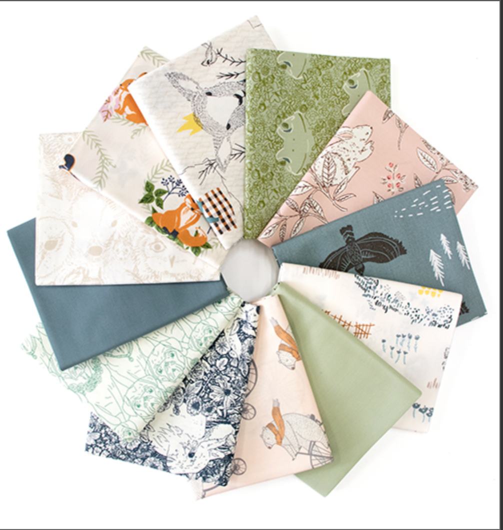 Animalia Edition Fat Quarter Bundle- AGF Art Gallery Fabrics- 12 FQ