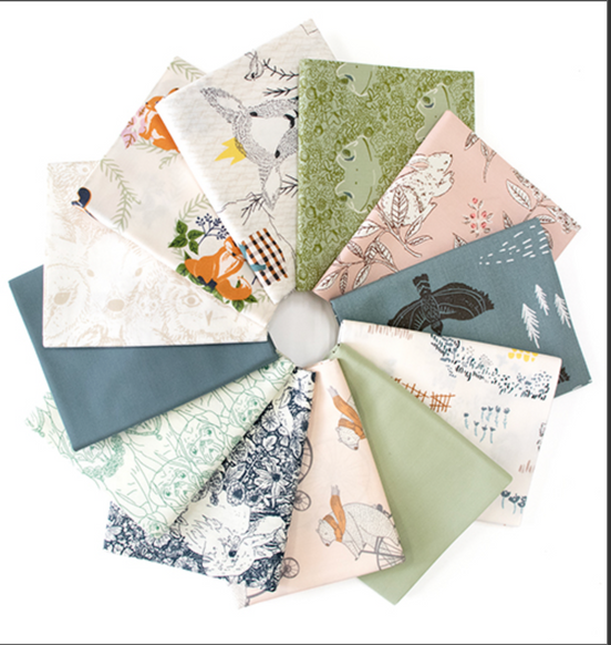 Animalia Edition Fat Quarter Bundle- AGF Art Gallery Fabrics- 12 FQ