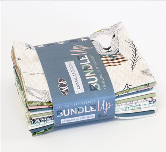 Animalia Edition Fat Quarter Bundle- AGF Art Gallery Fabrics- 12 FQ
